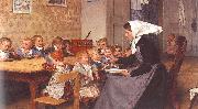 Albert Anker The Creche Spain oil painting reproduction